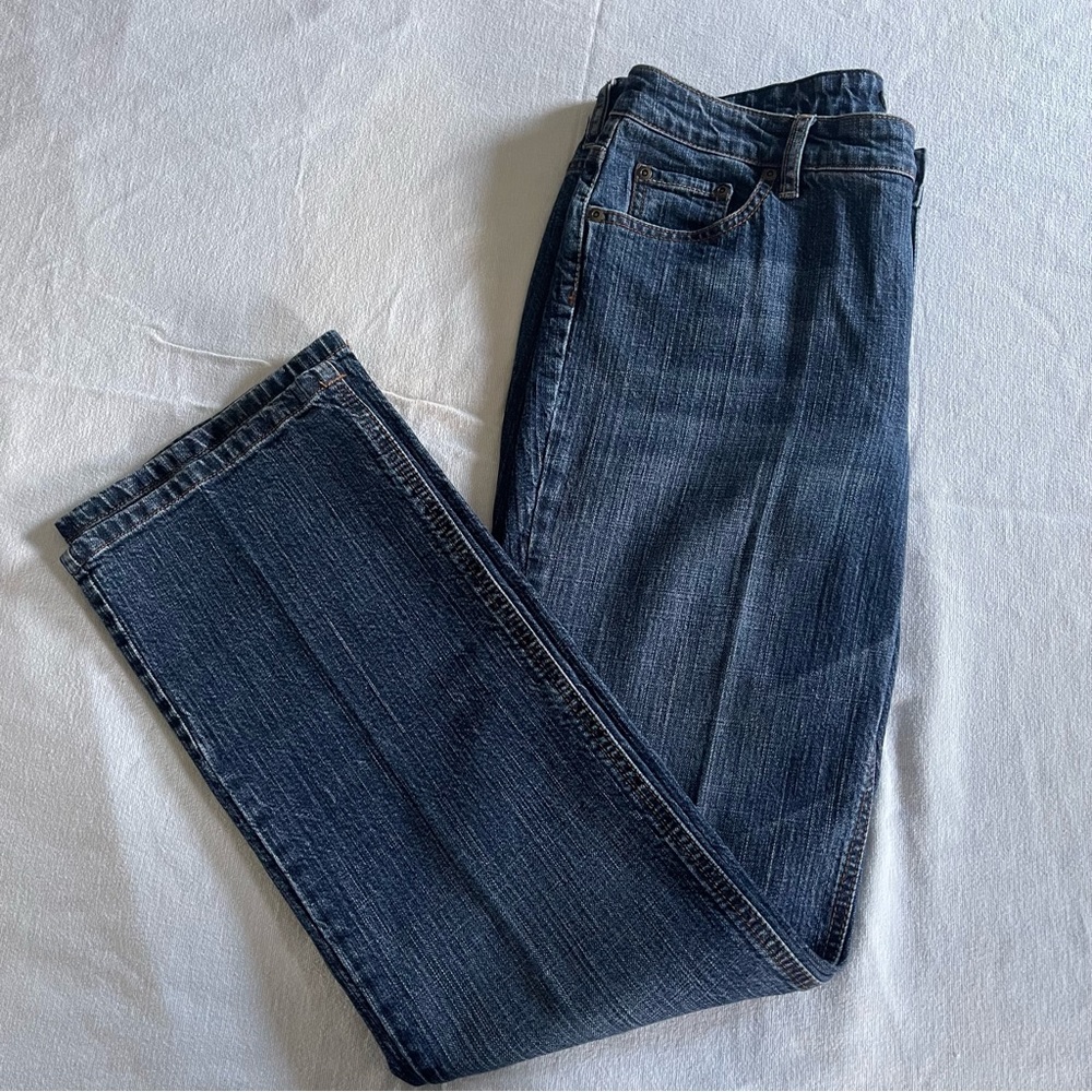 a.n.a  Size 12 Mid-Rise/Straight Leg Dark Wash jeans